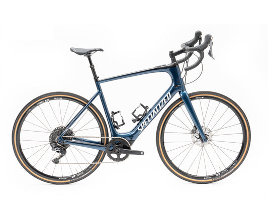 [Pre-Owned] Specialized 2021 Creo Sl Comp Carbon Evo Nvy/Whtmtn/Carb Xxl